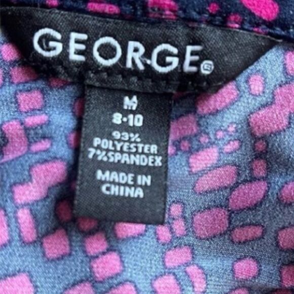 George Dress Size 8 Women Short Sleeve Fit & Flare - Picture 4 of 5